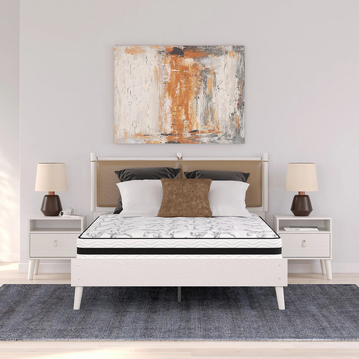 8 Inch Innerspring Queen Mattress in a Box L959404