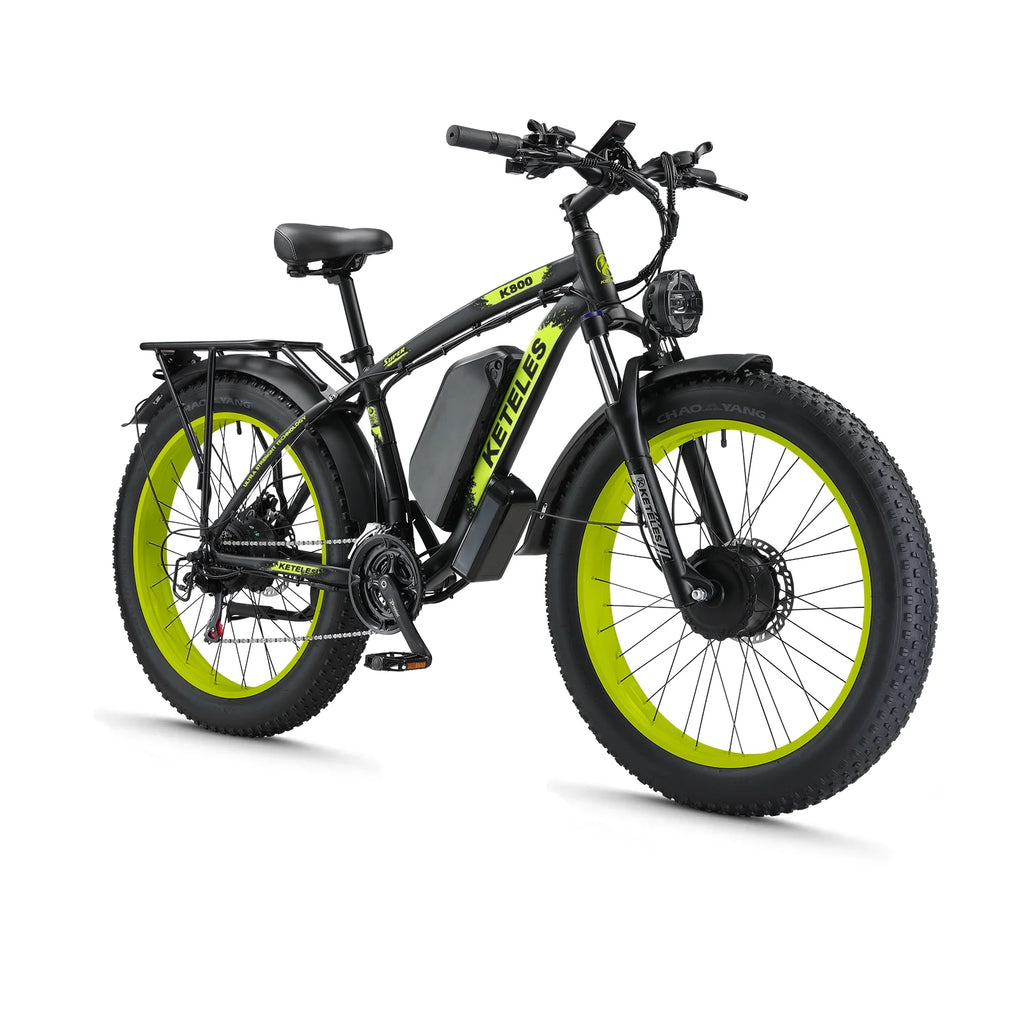 2000W 26" Fat Tire Dual Motor Electric Bike P52773