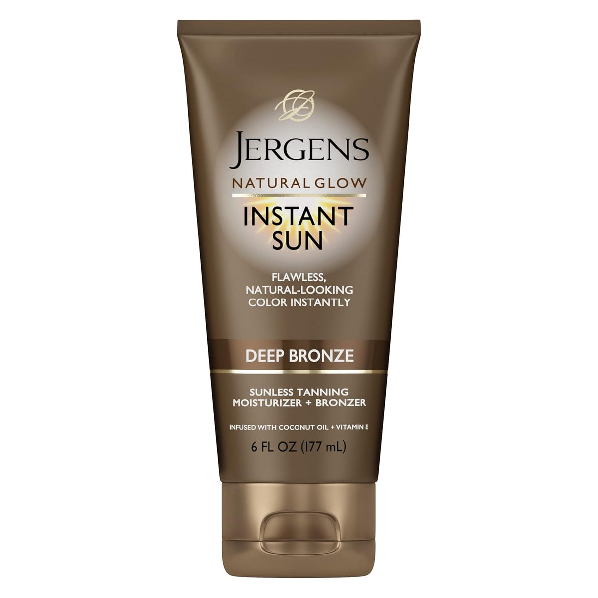 Natural Glow Instant Sun Sunless Tanning Moisturizer & Self Tanner Face Moisturizer, SPF 20 Facial Sunscreen, Medium to Deep Skin Tone, Oil Free C4541