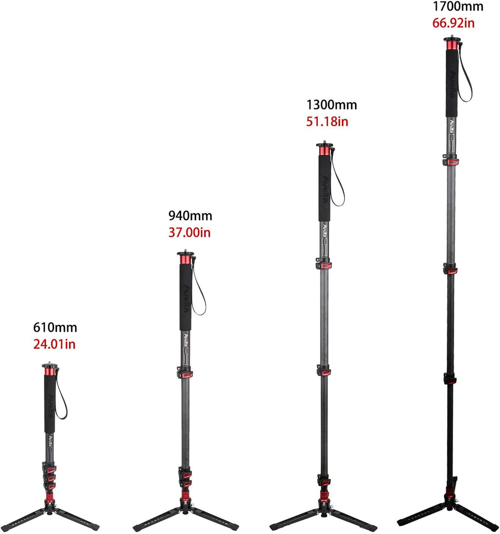 Carbon Fiber 67 Inch Camera Monopod C2623