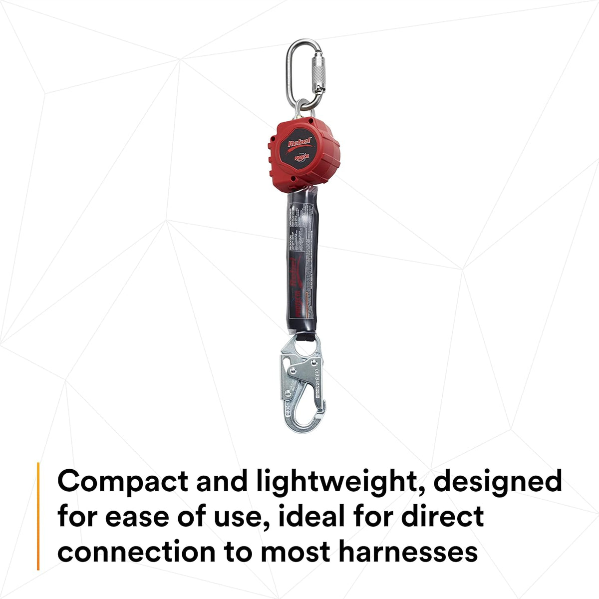 Self Retracting Lifeline with Steel Snap Hook and Carabiner C212733
