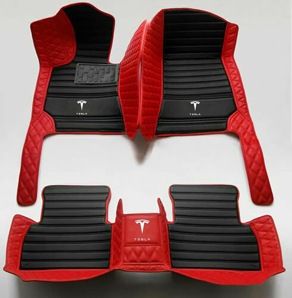 Waterproof Non-Slip All Weather Leather Car Floor Mat Pack of 2 D327400