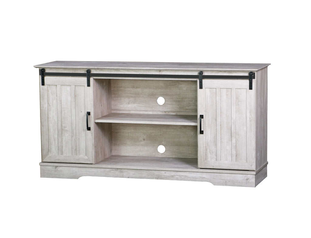Wood Gray TV Stand Y220928