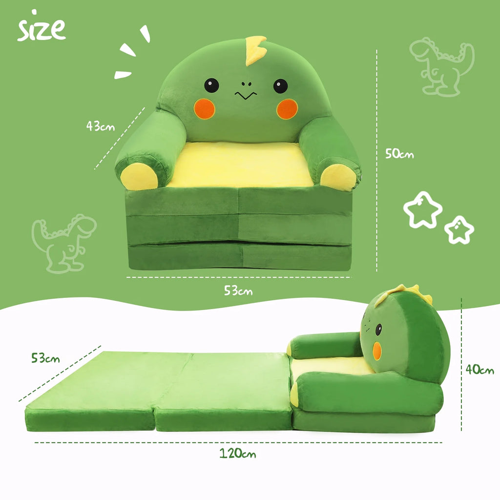 Foldable Toddler Chair 2 in 1 Flip Out Couch X709