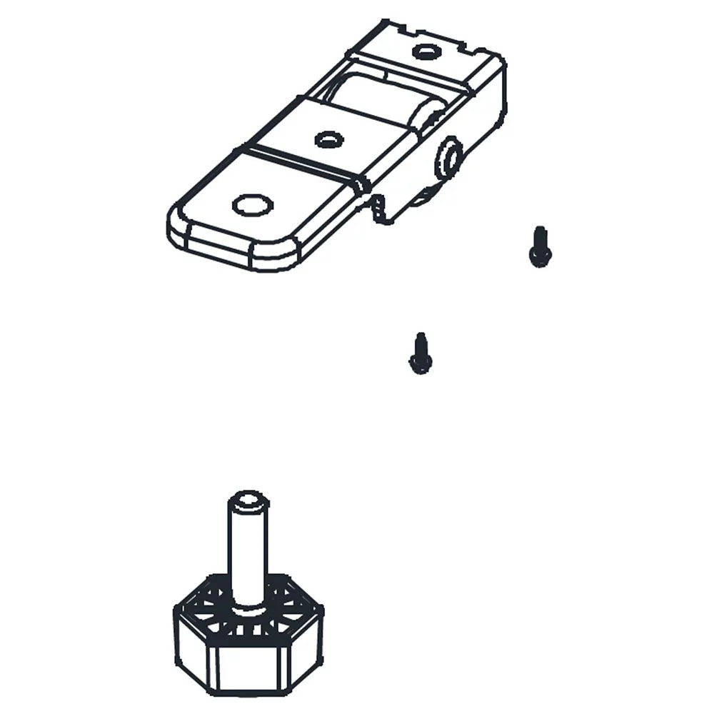 Refrigerator Leveling Leg and Bracket T8091