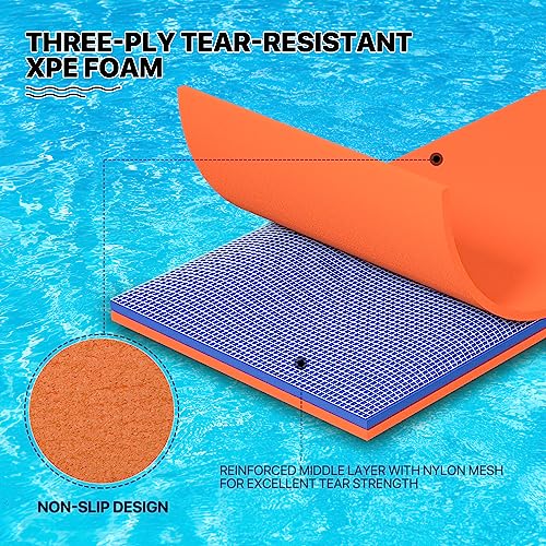 12 ft 3 Layer Tear Resistant XPE Foam Floating Water Mat W500