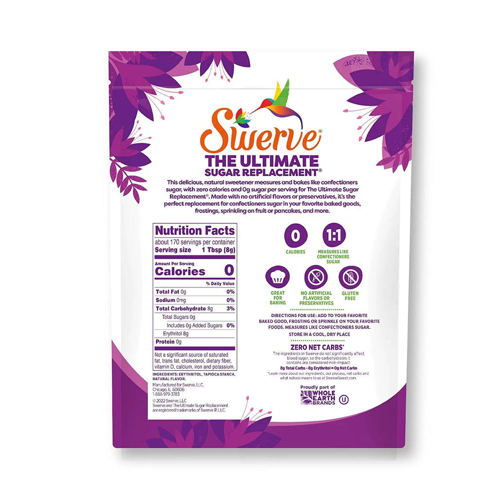 Sugar Replacement Sweetener, 48oz D6930