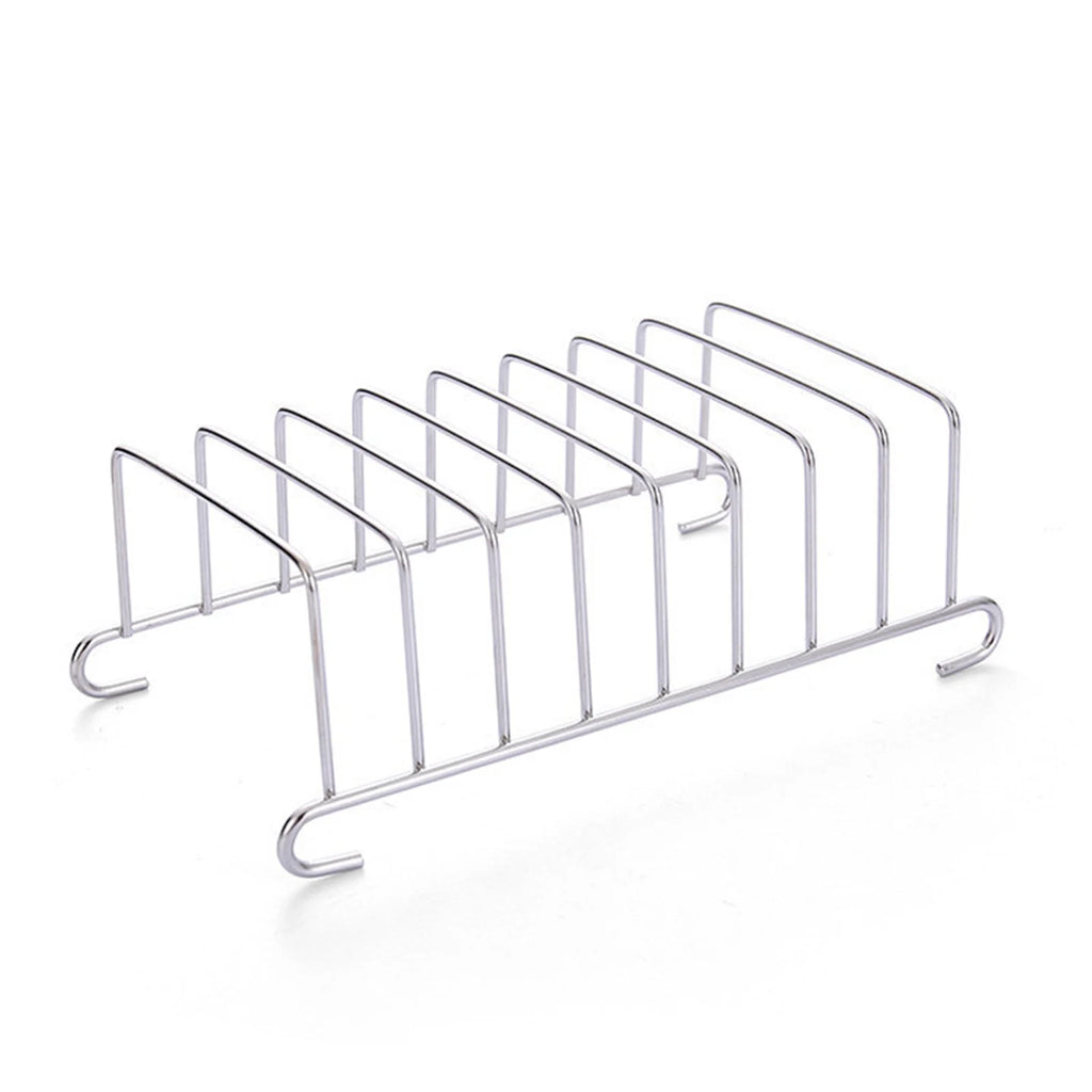 10Pcs Air Fryer Accessory Kit Frying Baking Pan Rack Pizza Tray Metal Holder Bread Bracket Cupcake Mould Set I260526