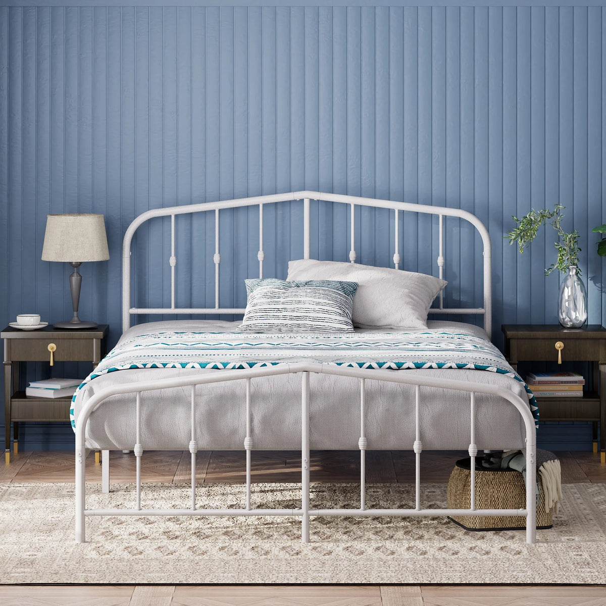 White King Metal Platform Bed Frame H980