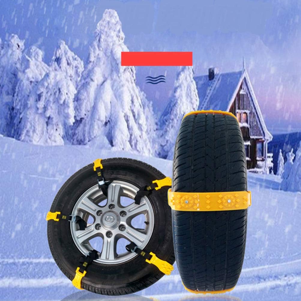 10Pcs Car Snow Chains Anti Slip Tire Chains N112585