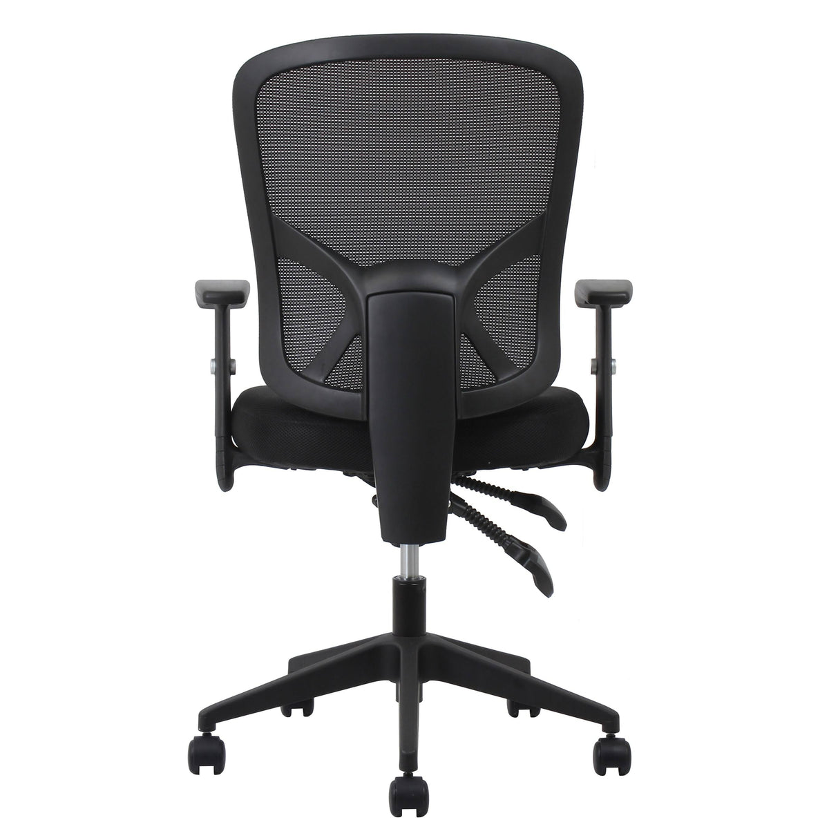Black Mesh Ergonomic High-Back Task Chair with Arms and Lumbar Support A791