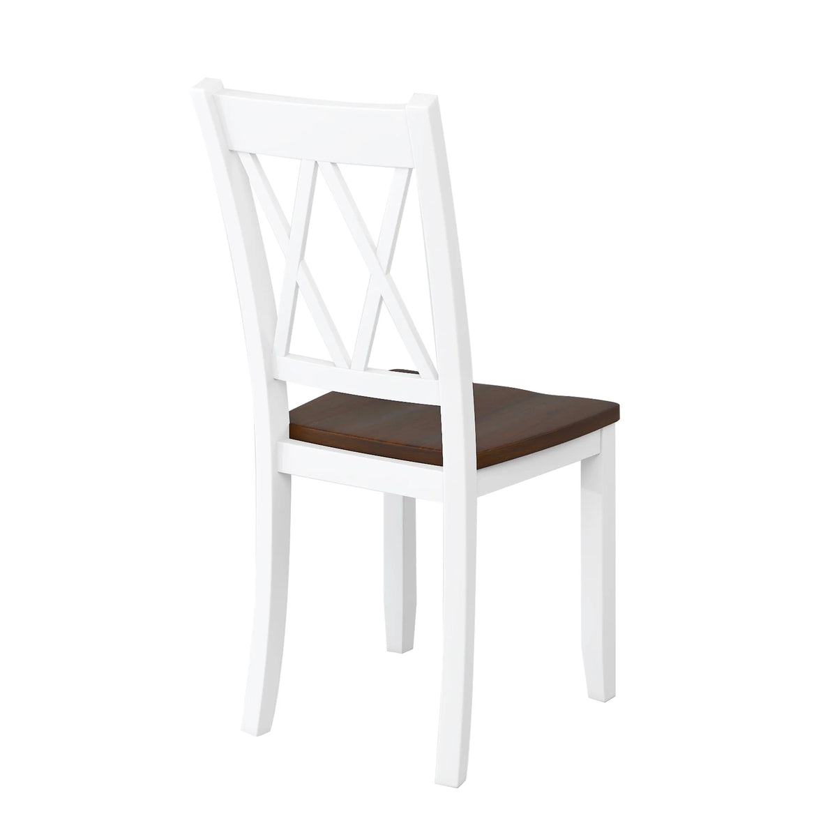 6-Piece Wooden Kitchen Table Set with 4 Chairs and Bench R114211