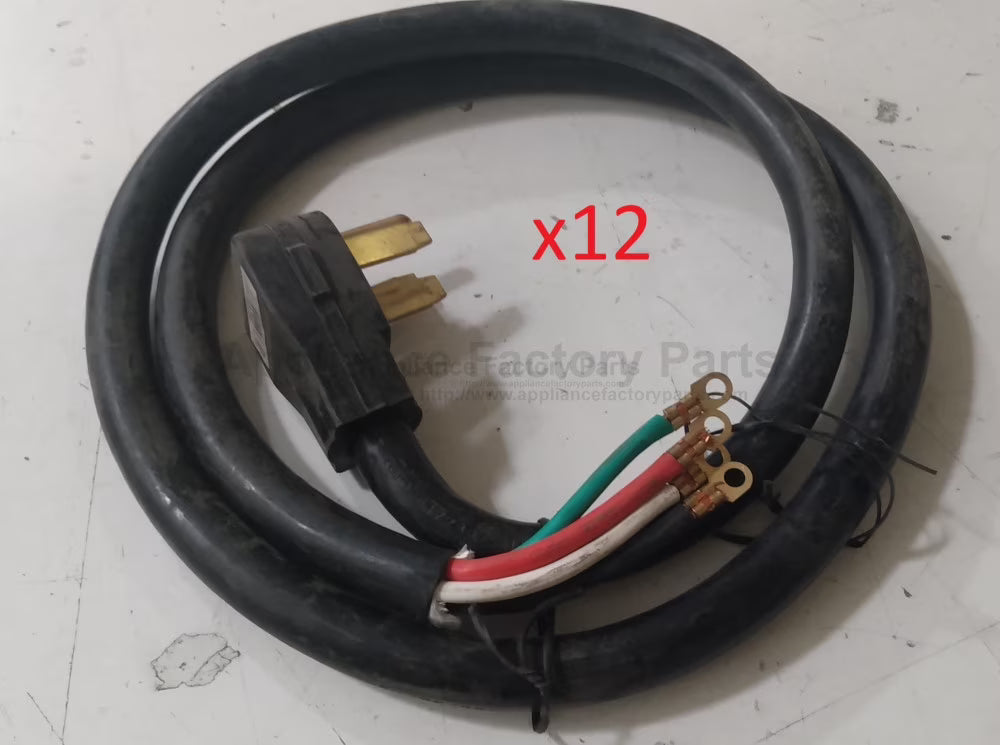 12 Pack Range Cord 6 ft 4 wire 50 AMP Y27374