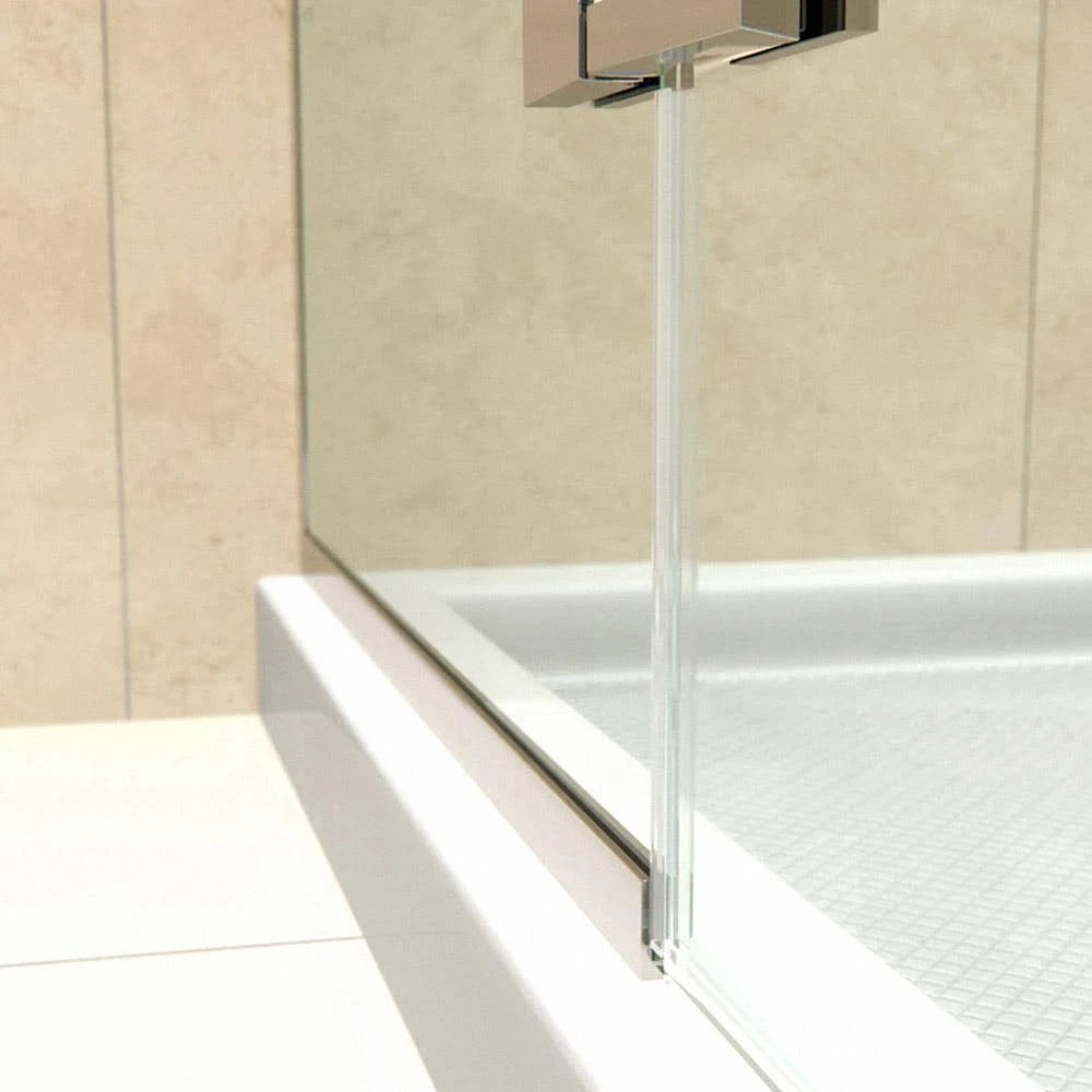 Frameless Shower Door in Brushed Nickel H35435
