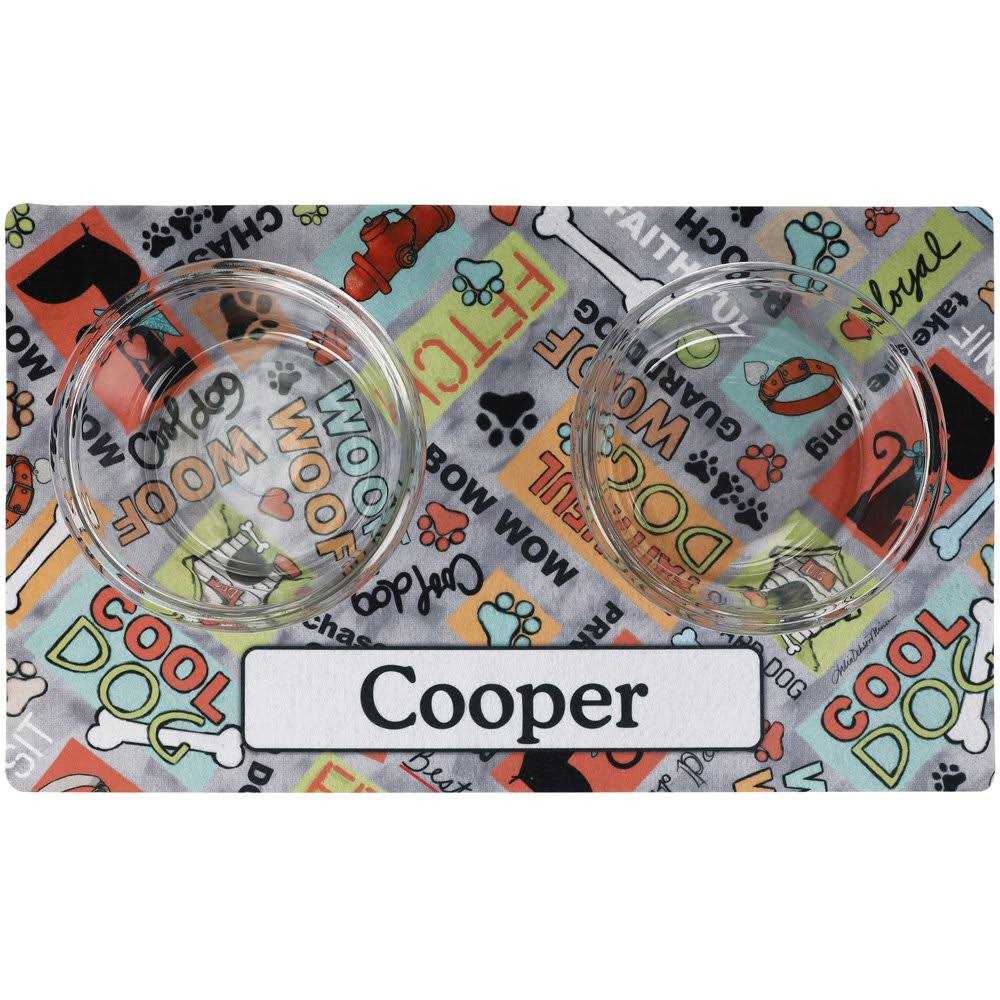 Personalized Pet Bowl Placemat O503