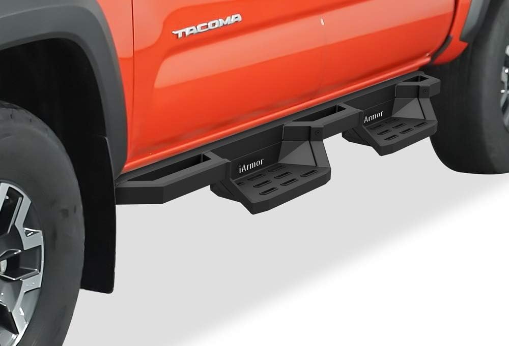6.5in Nerf Bars Drop Steps Rocker Guards for Toyota Tacoma Double Cab Crew Cab D37697