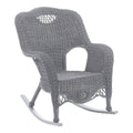 Patio Rocker Resin Wicker Aluminum M75892