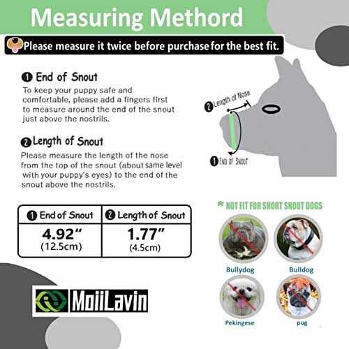 Soft Air Mesh Dog Muzzle XS for Small Dogs with Long Snout N872818