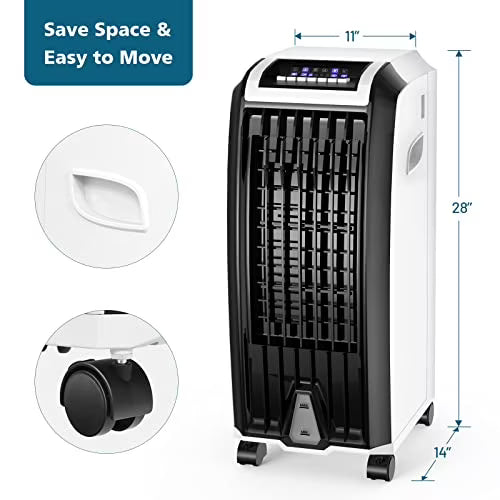 Evaporative Air Cooler with Remote Control, 6.5L Water Tank S700586