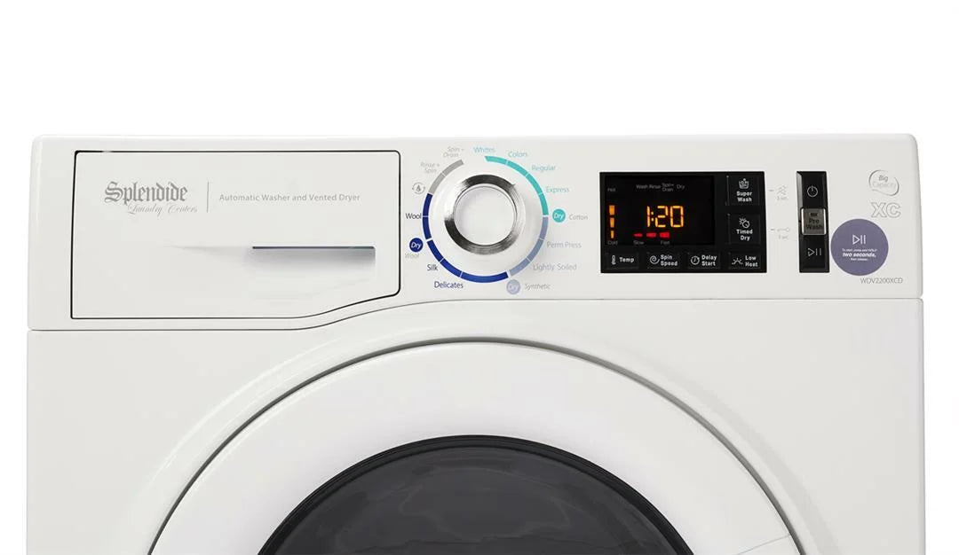 Vented White Washer/dryer E475