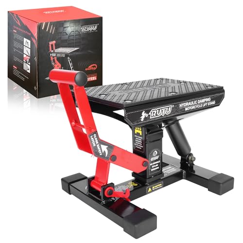 Motorcycle Lift Stand 1000 Lbs Capacity 12-13.8 Inch Steel Hydraulic P788418