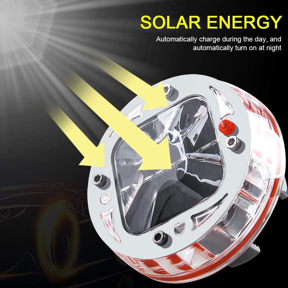 Solar Motion Sensor Wheel Tire Light 4Pack C36898