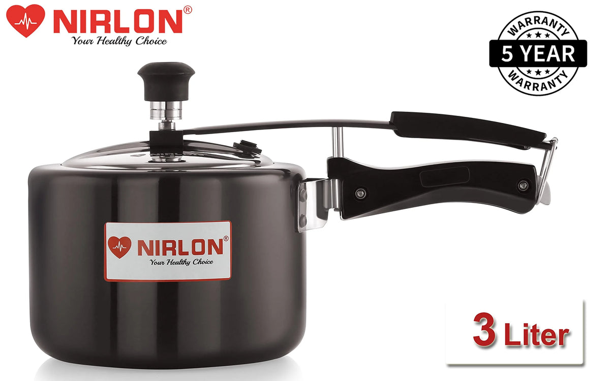 3 Litre Hard Anodised Aluminium Pressure Cooker G9619