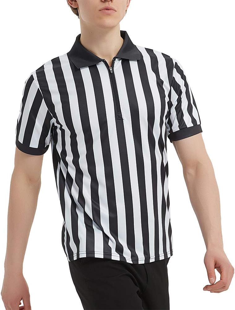 Men's Pro Referee Shirt with Quarter Zipper T11941