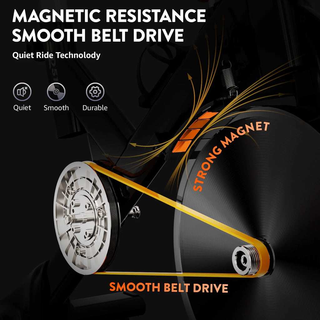 Indoor Cycling Bike with Silent Magnetic Resistance Z1533