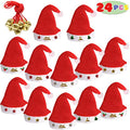 Christmas Santa Hats with Jingle Bell Necklaces D9095