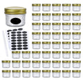 4oz Glass Jars with Lids M7666