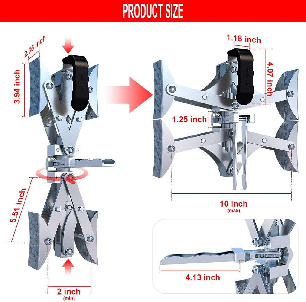 X-Shaped Wheel Stabilizer Set of 2 with Integrated Wrench J751
