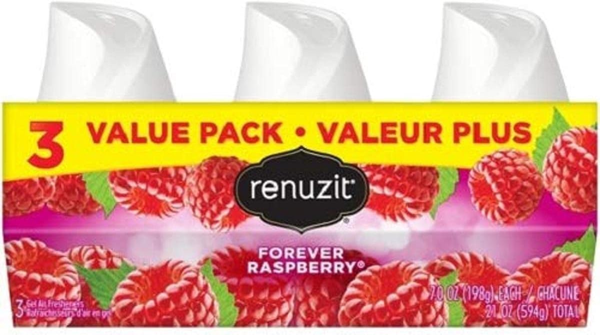 Raspberry 7 Ounce Air Freshener Pack of 3 J167433