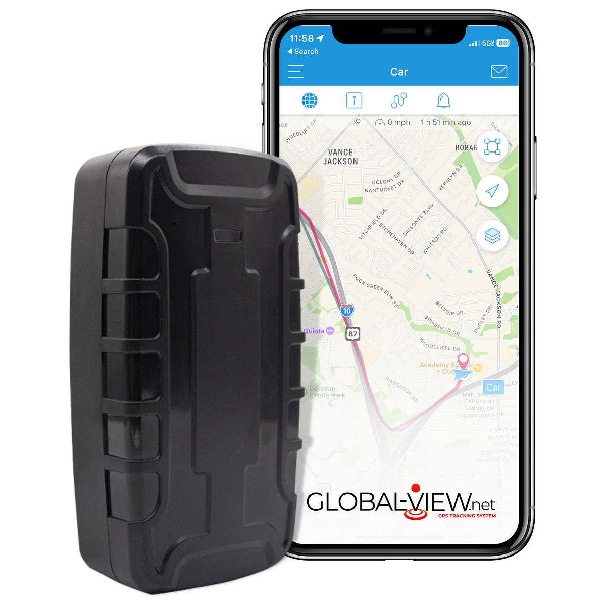 Magnetic GPS Tracker with 180 Day Battery Life M488