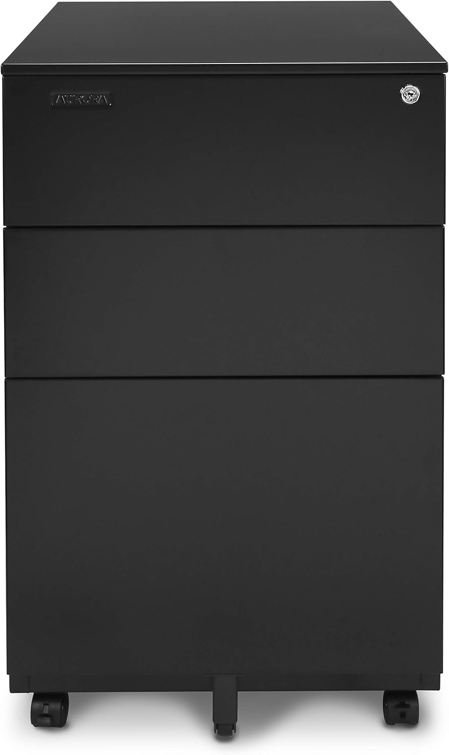 3-Drawer Metal Mobile File Cabinet with Lock P8170
