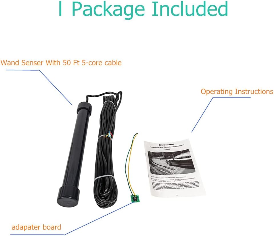 Wired Driveway Vehicle Sensor Kit Black J892