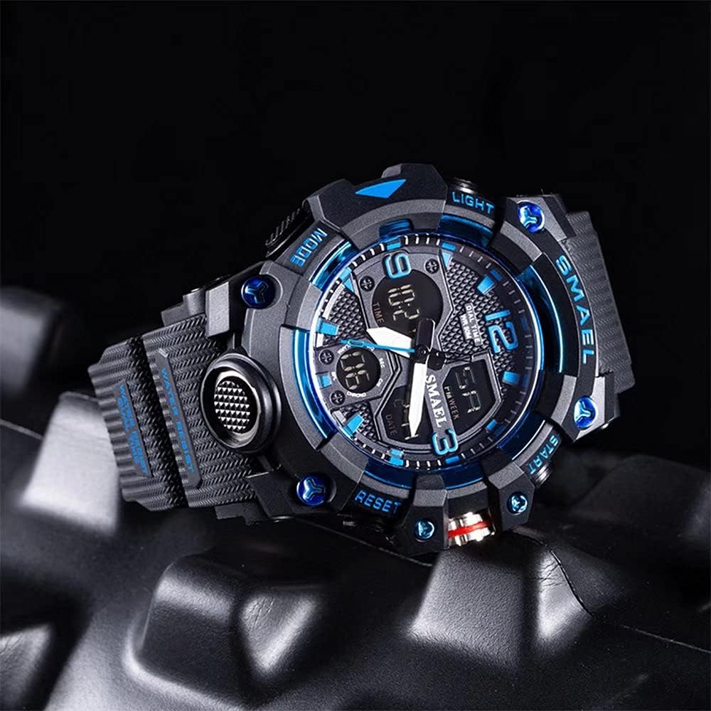 Digital Waterproof Sports Watch with Date, LED Alarm, Stopwatch G2905