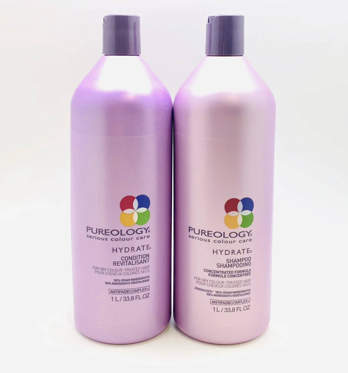 Hydrate Shampoo & Conditioner Liter Duo Set, 33.8 Oz V537