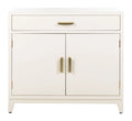White 2 Door 1 Drawer Chest W692