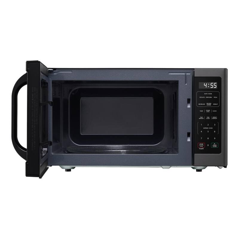 Black Stainless Steel 1,100 Watt Countertop Microwave R7074