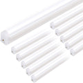 10 Pack LED Shop Light 4FT, 22W, 2200lm, 6500K Super Bright White, Linkable, Corded Electric V2401