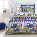 Twin 5 Piece Cotton Polyester Bed-in-a-Bag Z201