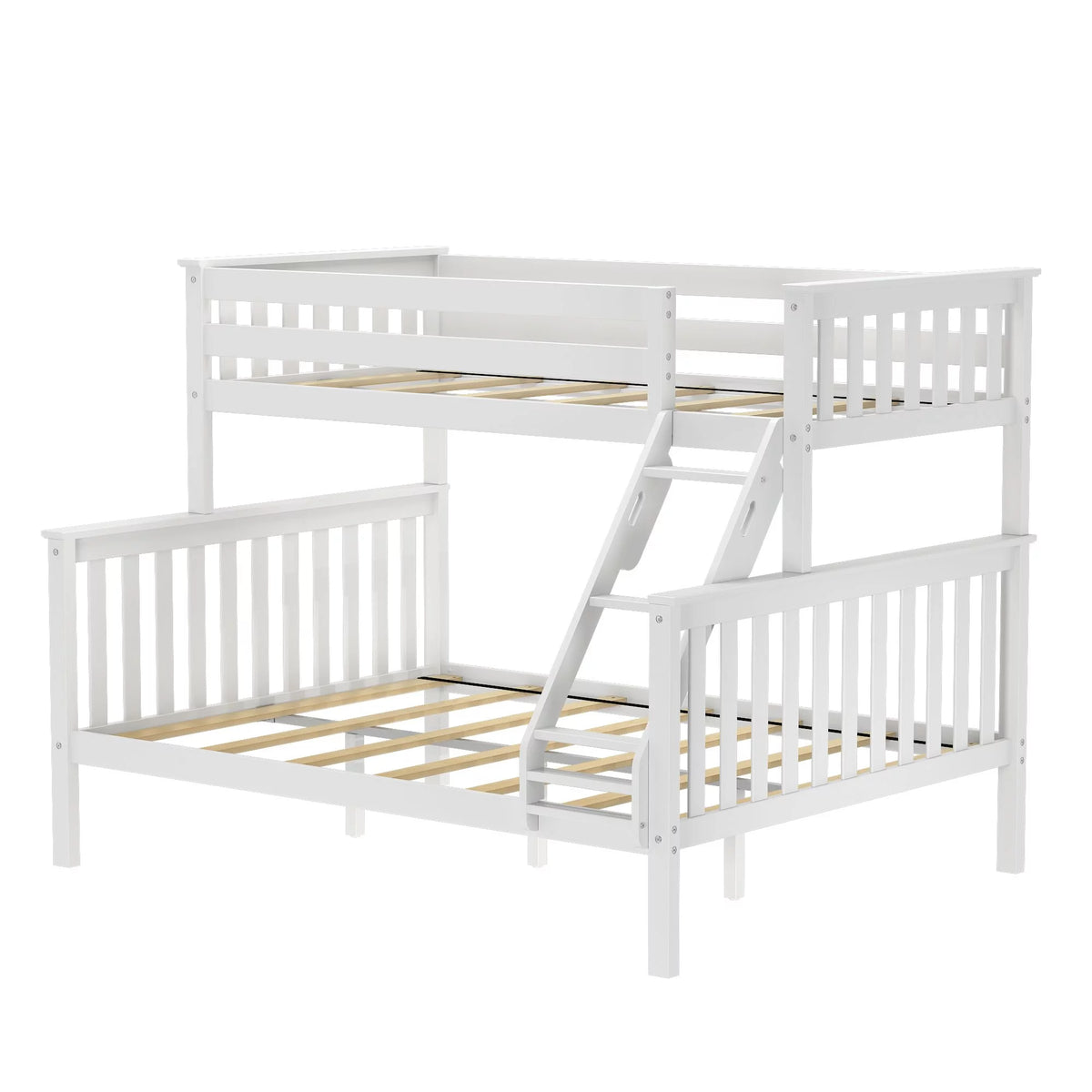 Solid Wood Twin XL over Queen Bunk Bed O931
