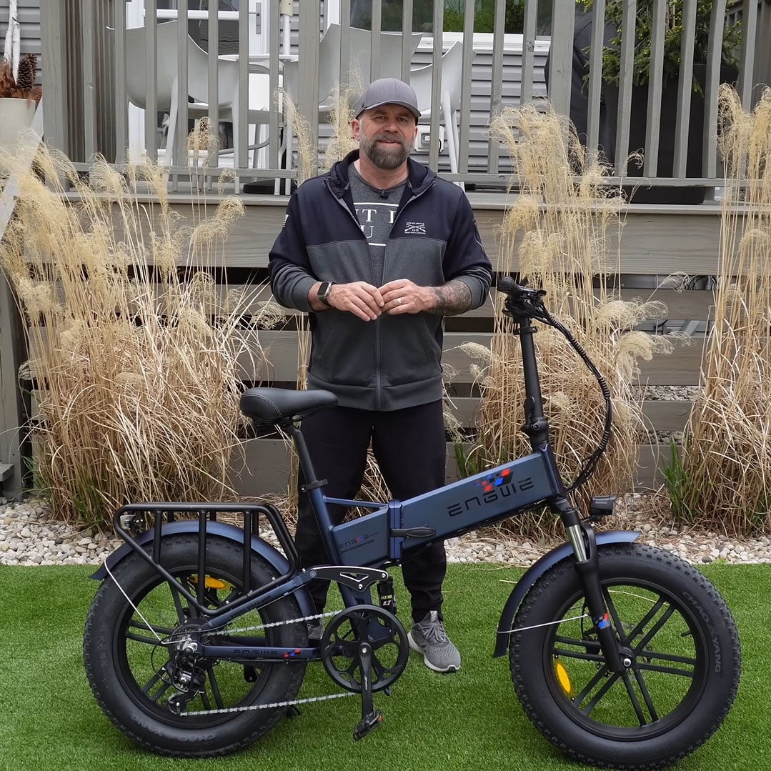 750W 20" Fat Tire 8-Speed Folding Electric Bike Y981