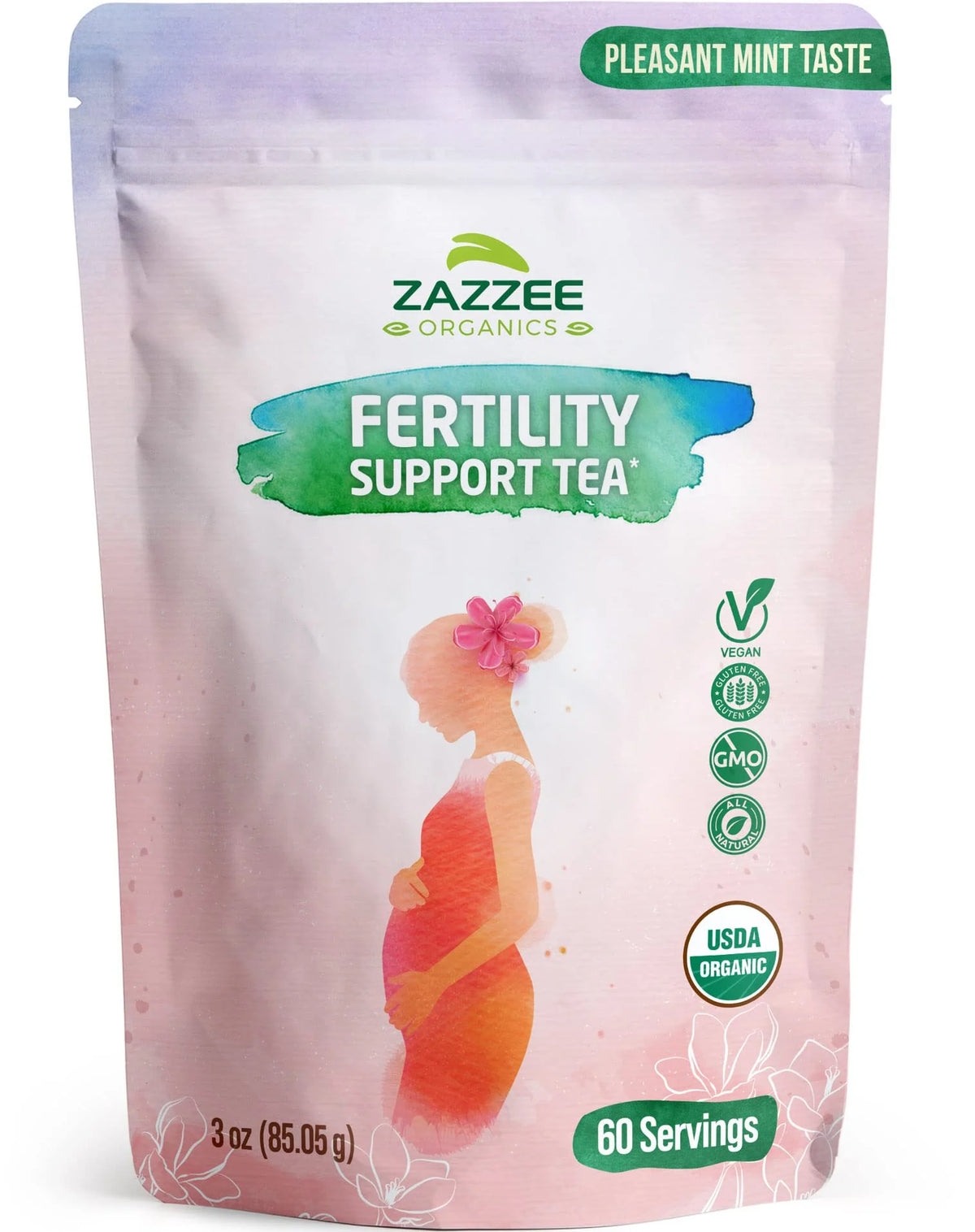 Organic Fertility Support Tea 60 Servings 3 Ounces U22003
