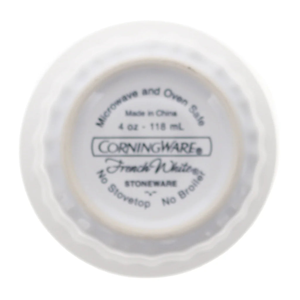 4oz Round French White Ramekins Bowl (2-Pack) D962038