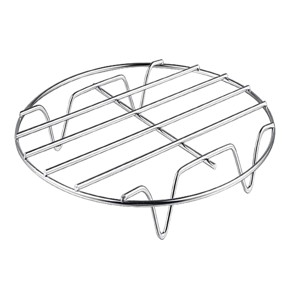 10Pcs Air Fryer Accessory Kit Frying Baking Pan Rack Pizza Tray Metal Holder Bread Bracket Cupcake Mould Set I260526