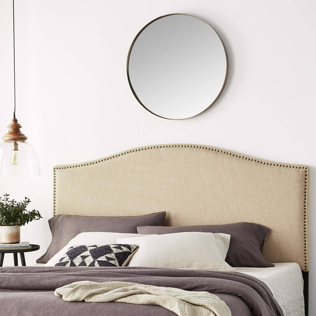 King Cal. King Linen Panel Headboard P76540