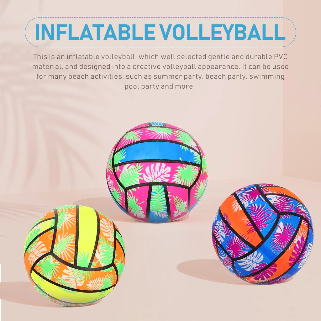 6 Pcs Pool Water Volleyball Playthings Inflatable S2009
