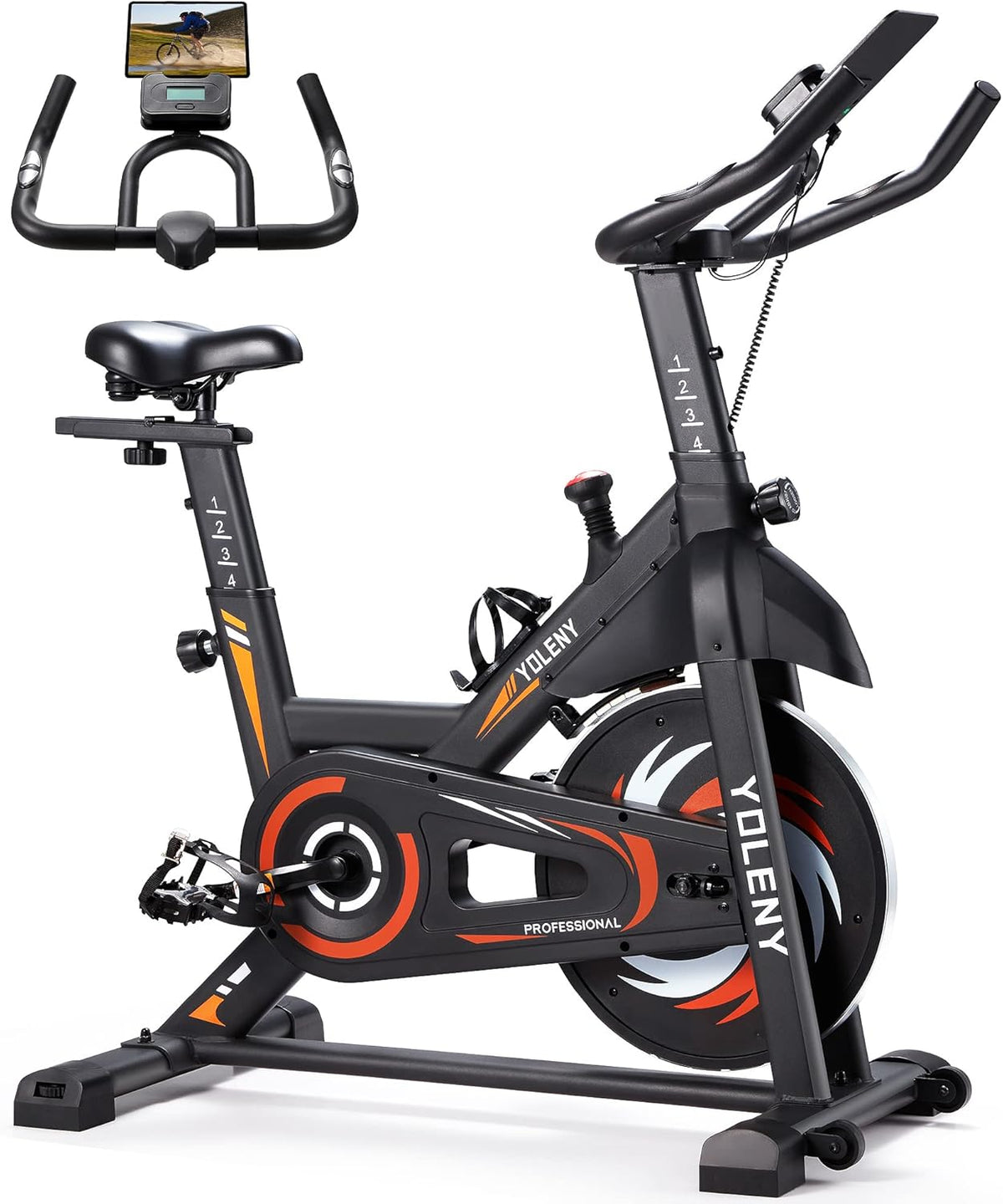 Exercise Bike with Magnetic Resistance and Digital Monitor U6564